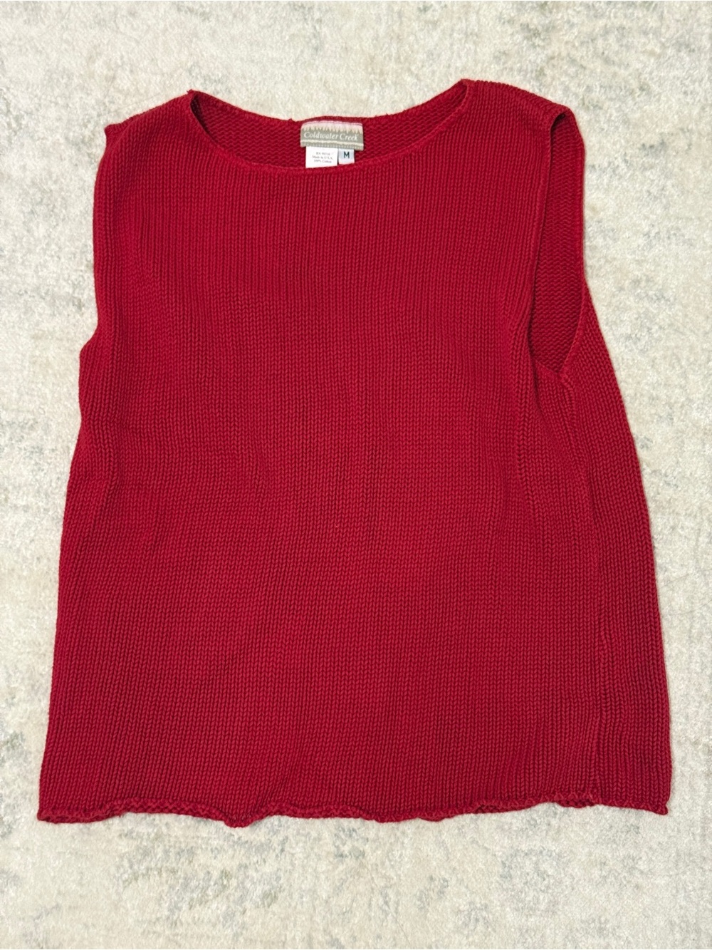 Vintage Red Sweater Vest